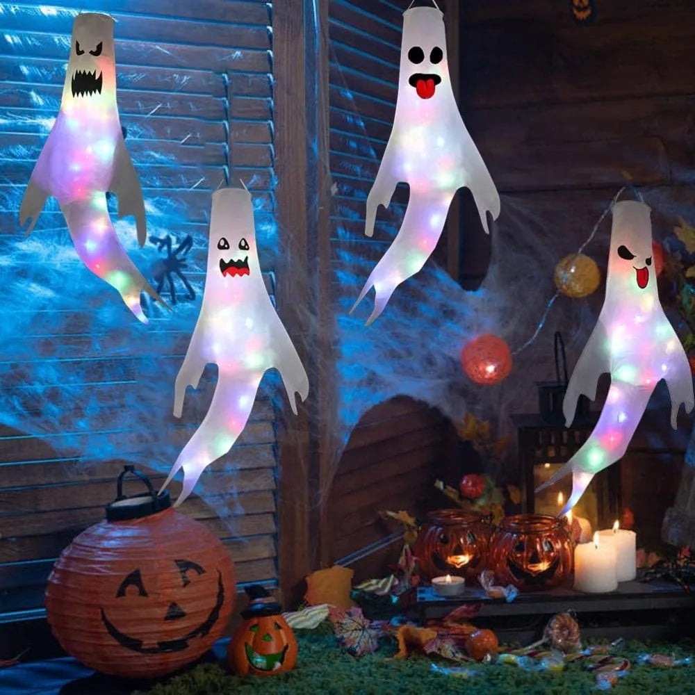 Halloween Hanging Ghost Mini Funny Decorat Ghost KTV Terror Party Garden Ghosts, Festival Outdoor Home Party DIY Decorat Gift