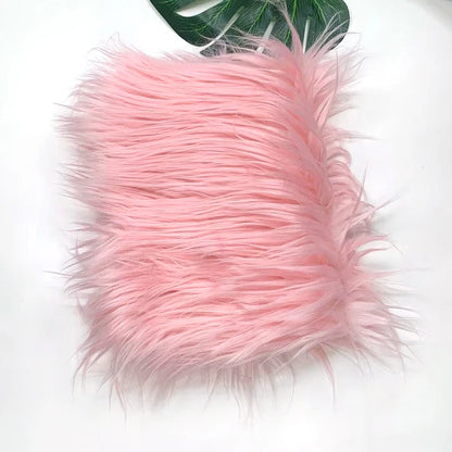 Faux Fur Fabric 46 Colors 160x50cm 8cm Soft Long Plush Handmade Doll/Clothing Shaggy Fabric
