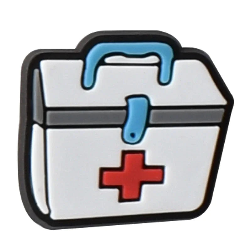 100Pcs Bulk Shoe Charms for Crocs Accessories Organ Medical Care Shoes Charm for Croc Decorations Pins Men Jeans Woman Clogs