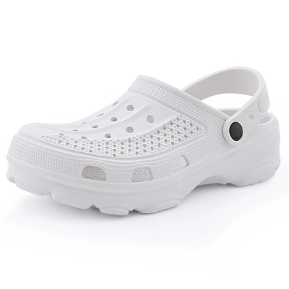 Crestar Fashion Design Sandals New Women Men Breathable Garden Clogs Shoes Outdoor EVA Holes Beach Shoes Summer House Slippers