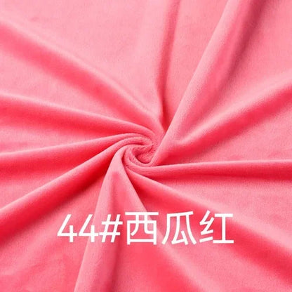 50CM* 50CM Crystal Super Soft Fluff Length 1mm Short Plush Fabric Doll Pillow Cover Blanket Pet Nest Bedding DIY Clothing Fabric