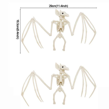 1/2pcs Halloween Skull Bat Skeleton Human Shape Bones Halloween Party Supply Home Garden Decoration Haunted House Horror Props