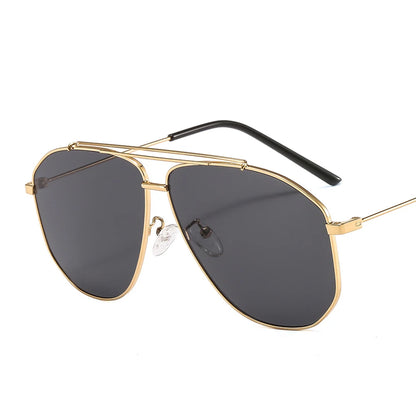 46224 Vintage Metal Frame Pilot Sunglasses Women Fashion Uv400 Glasses Men Anti Glare Sunglasses