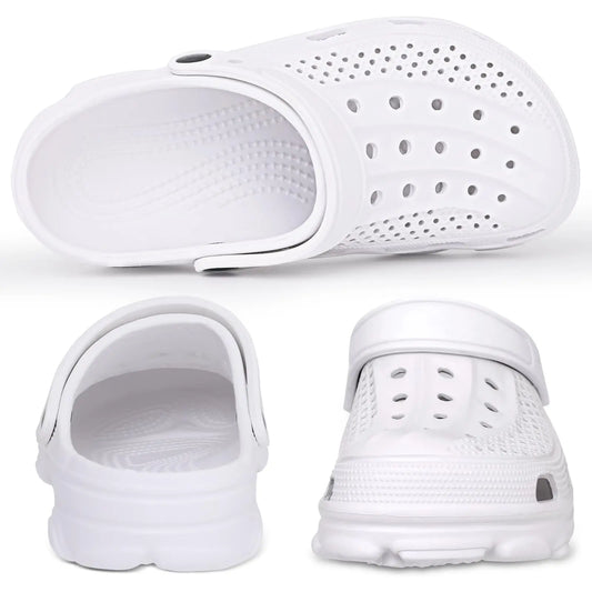 Evshine Classic Hole Beach Slippers With Arch Support Unisex Comfort Anti-Slip Sandals Garden Shoes Men's Summer Clogs Sandals