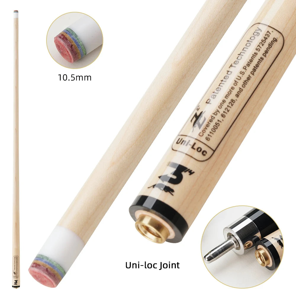 PREOAIDR 3142 Z2 POINOS Billiard Pool Stick, 10mm, 11.5mm, 13mm Tip, Technology Maple Shaft, Billar Kit Shaft, China
