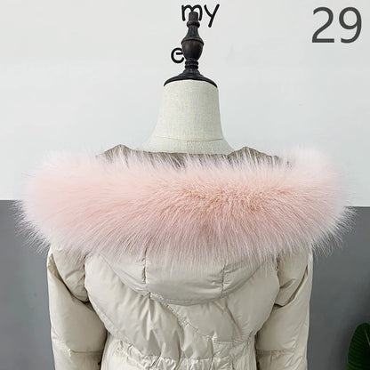 Women Faux Fur Collar Scarf Winter Warm Thick Imitation Fur Shawl Collar Plush Fluffy Neck Warmer Scarves Coat Accessories
