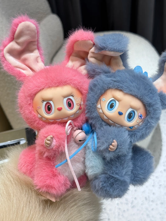 2025 New 38cm Zimomo Labubu Creative Change Doll Diy Figure Vinyl Doll Model Toy 1:1 Replica Toy Birthday Gifts Send to Friends