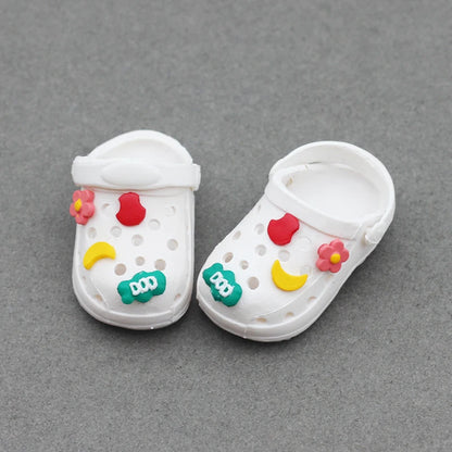 Labubu Doll Slippers Shoes (4.3*2.0cm) for Labubu Macaron  Bao-Ao Bao Ao &15cm EXO Plush Doll & 1/6 BJD Doll