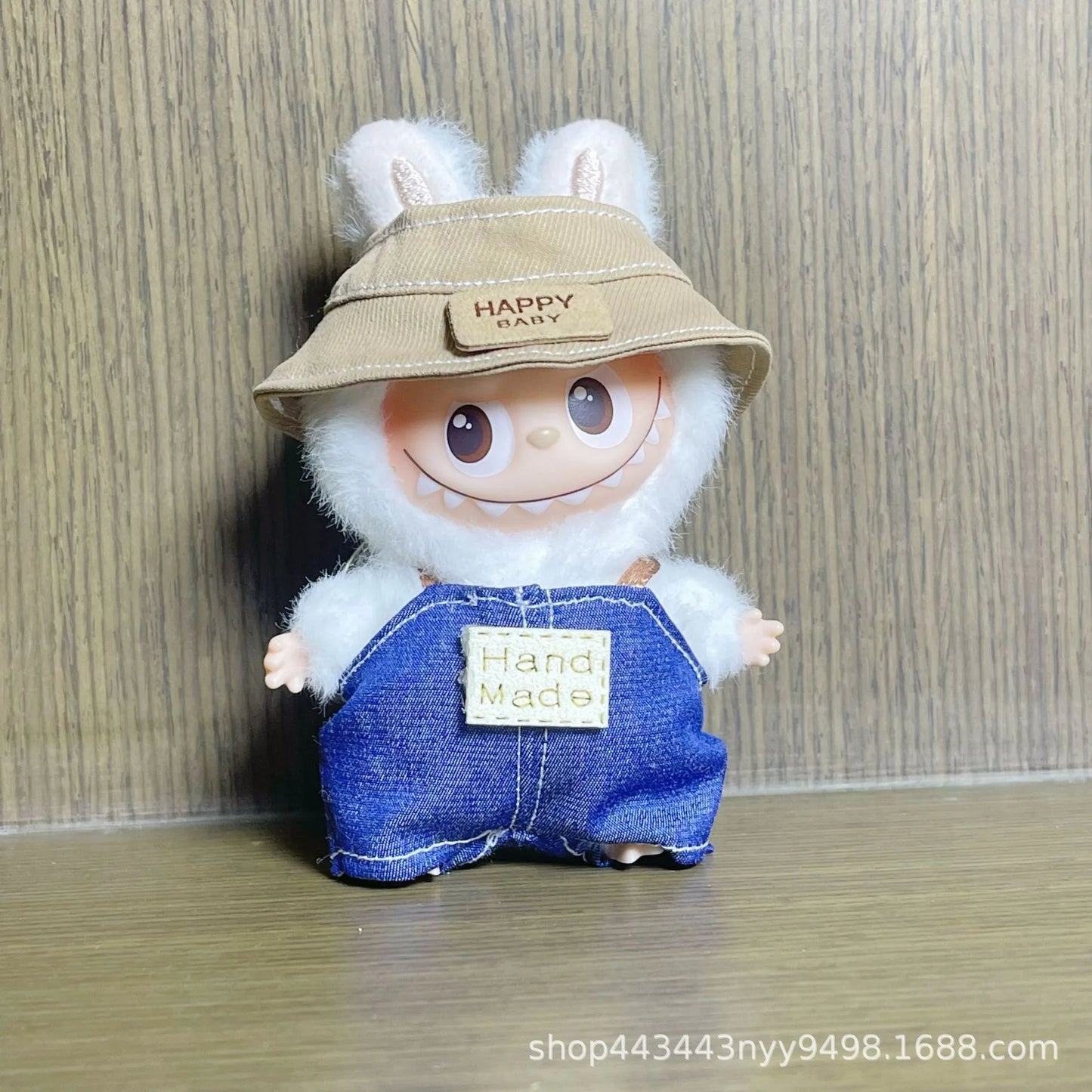 Mini Labubu Clothes Dress Pants Set for 10.5cm Labubu V4 the Monsters Pin Doll Clothes Outfit Accessories Ropa Labubu