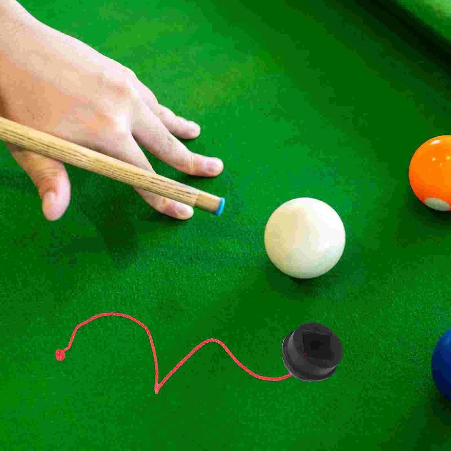 Durable Rubber Cover Chocolate Chalk Holder Protective Case Snooker Cue Accessories Billiard Supplies Tool Entertainment