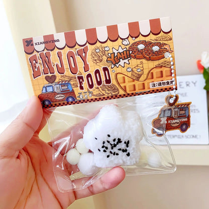 Squishy Food Creative Kids Fidget Toy Simulation Exquisite Waffle  Bread Toast Donuts Slow Rising Squeeze Stress Relief Toys