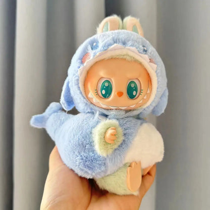 Mini Plush Doll'S Clothes Outfit Accessories for Korea Kpop Exo Labubu V1 V2 Idol Dolls Goose Dinosaur Macaron Clothing Gift