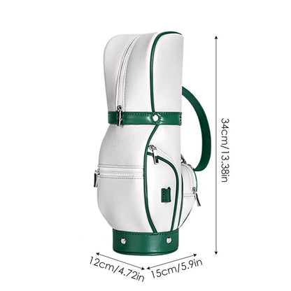 Portable Golf Ball Bag for Women Golf Ball Mini Small Storage Pack Holder Cute Golf Messenger Bag Microfiber Golf Ball Carrier