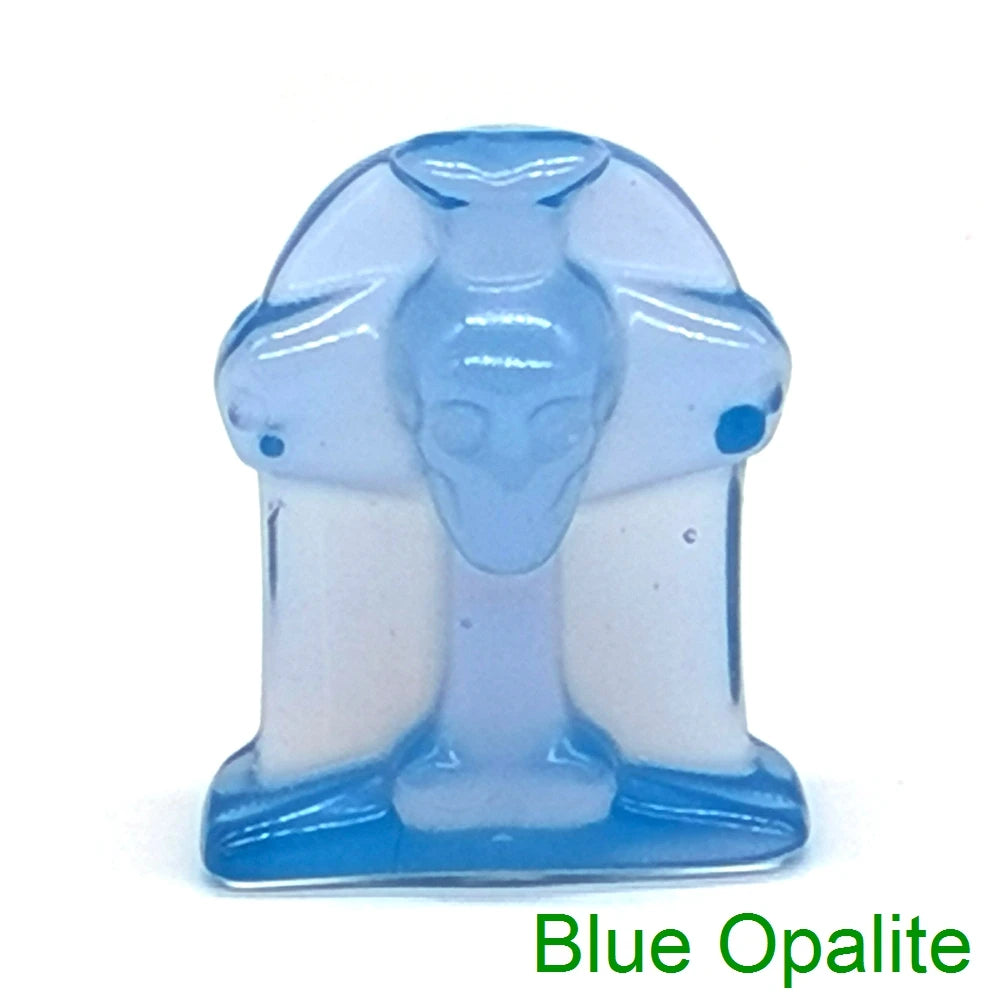 Halloween Foam Tombstone Skull Cross Decoration Natural Stone Crystal Gravestone Carving Reiki Healing Figurine Gemstone Gift