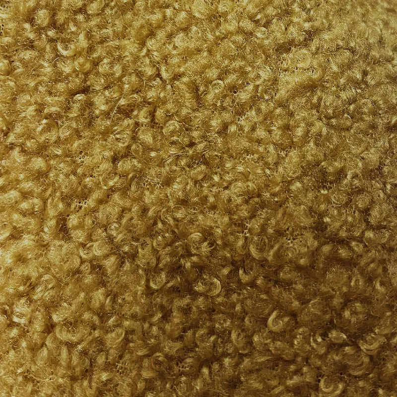 1 Yard Soft Warm Furry Fluffy Plush Fabric Curly Teddy Faux Fur Fabric for Clothing Lining Coat Doll Bag Hat Diy Pet Toy Clothes
