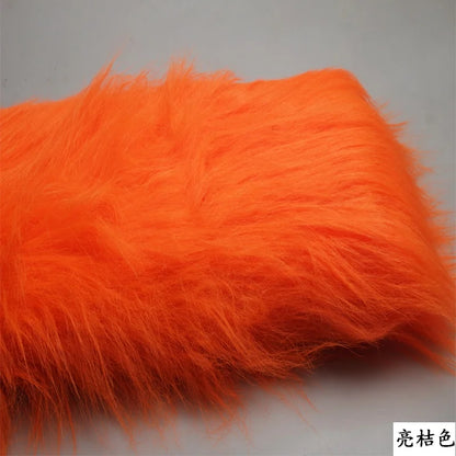 4 Kinds of Purple 12cm Long Pile Fur Faux Fur Fabric Soft Plush Faux Fur Fabric Sewing DIY Toy Home Background Decoration Cloth