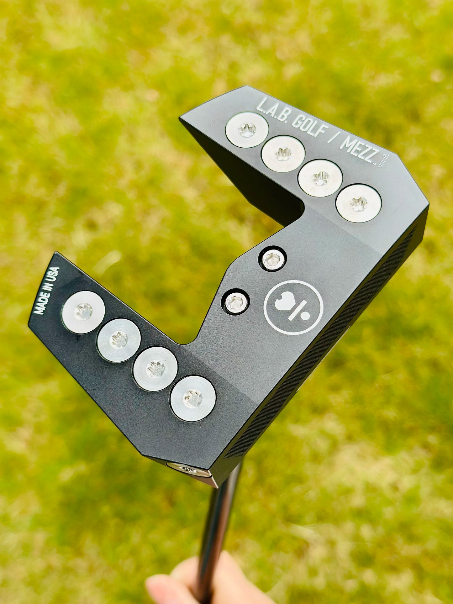 LAB Big Black Bull Golf Putter MEZZ.1 Column Balanced Back Putter Big Head Golf With 32/33/34/35/36 Inch