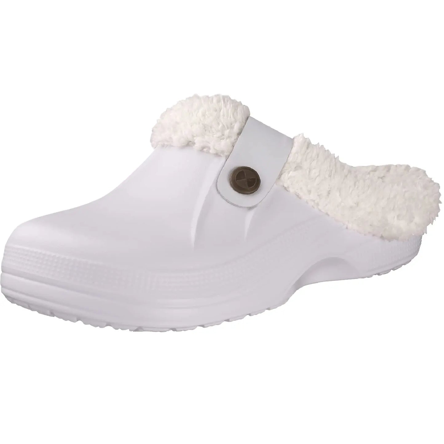 Evshine Winter Warm Clogs Men Waterproof Garden Slippers Fur Clogs Slippers Fuzzy Plush Slippers Bedroom Shoe for Indoor Outdoor