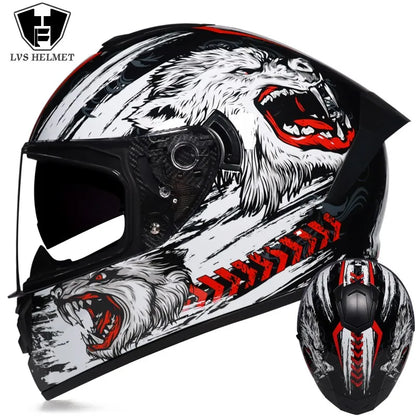 Men Motorcycle Helmet Women Full Face Warm Winter Motor Bike Moto Scooter Motorbike Helmets