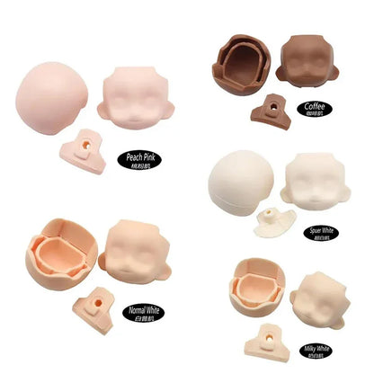 OB11 Body or GSC Head Pink/ Normal/ White/ Coffe Skin Body 1/12 Bjd Doll Accessories Dress Up Toys Gift