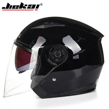 NEW Motorcycle Electric Bicycle Helmet Four Seasons DoubleLenses Racing Half Helmets Motorbike Helmet Medio Casco