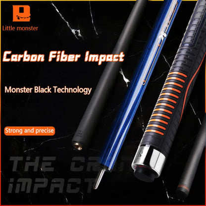 Little Monster Break Cue, Carbon Technology Shaft, Carbon Fiber Jump Cue, 2 Pieces Break Cue, Professional Billiards Stick