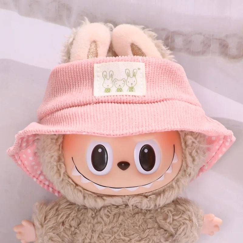 17cm Cute Mini Plush Doll'S Clothes Outfit Accessories for Korea Kpop Exo Labubu Idol Dolls Sweater Hoodie Clothing DIY Kid Gift