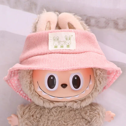 17cm Cute Mini Plush Doll'S Clothes Outfit Accessories for Korea Kpop Exo Labubu Idol Dolls Sweater Hoodie Clothing DIY Kid Gift