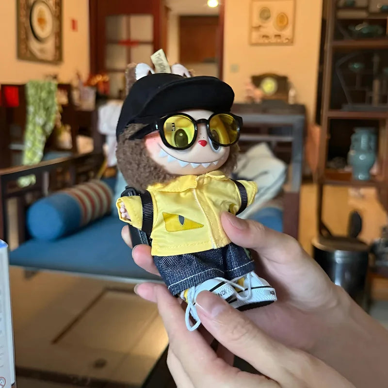 For 17cm Labubu High-End Design Is Suitable for Changing Clothes of First Second and Third Generation Labubu Plush Toys Gifts