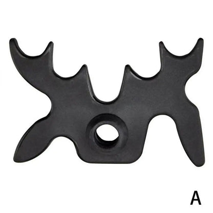 2023 New Pool Cue Black Snooker Billiards Cue Rack Bridge Head Billiards Cross Antlers Rod Holder Accessories