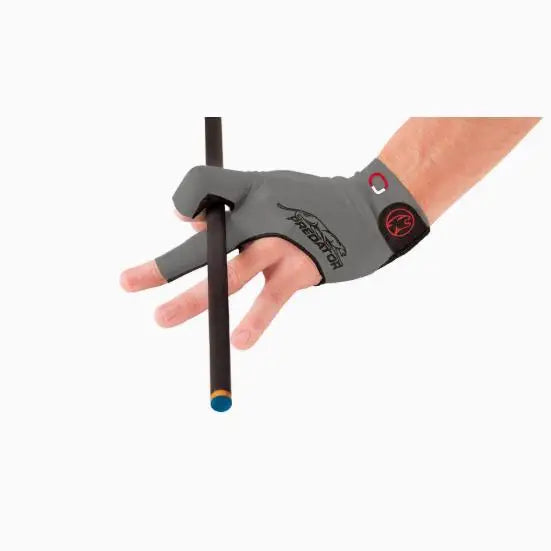 PREDATOR Gloves Professional Pool Cue Snooker Cue Gloves Three-Finger Mitts Non-Slip Left-Handed Comfortable Billiard Accessory