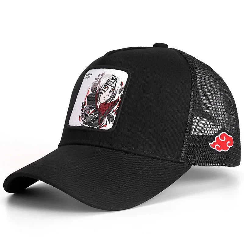 2023 Anime Naruto Cartoon Baseball Cap Men Women Hip Hop Cap Anime Action Figures Sasuke Toys Summer Sun Hat Kids Birthday Gifts