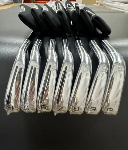 New Brand Golf Irons Silver Color Set P 790 456789p With Shaft and Grip P790 Golf Club Iron Set 8pcs Head Cover Free Shipping