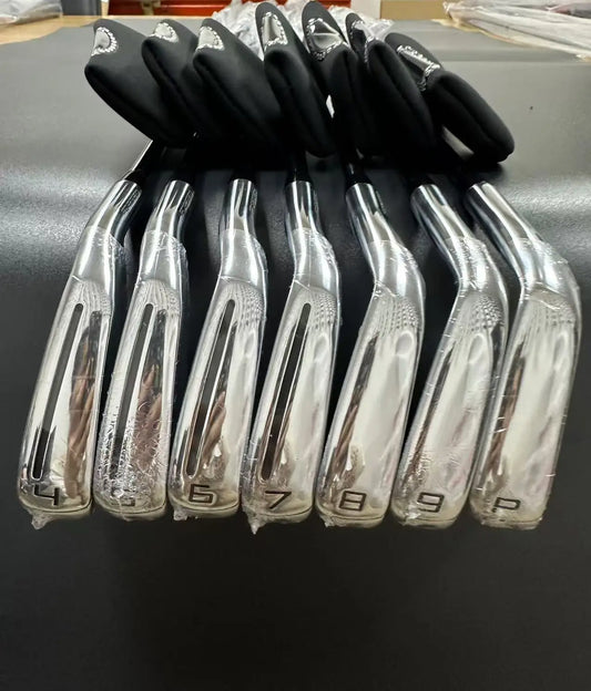 New Brand Golf Irons Silver Color Set P 790 456789p With Shaft and Grip P790 Golf Club Iron Set 8pcs Head Cover Free Shipping