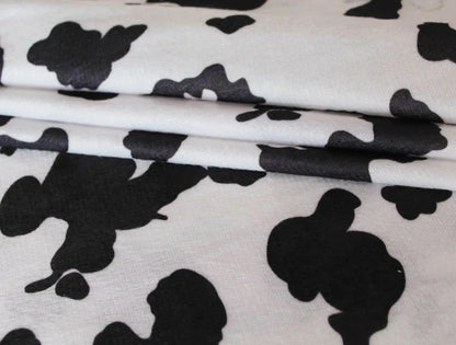 Fashion Printed Short Plush Fabric by Meter for Skirts Pillowcases Sewing Thin Leopard Pattern Faux Fur Cloth Soft Skin-Friendly