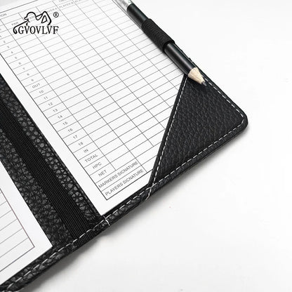 1 Set Golf Scorecard Holder Golf Score Card Wallet With Card Slot and Pencil Loop and Golf Marker Golf Accessories for Golfers