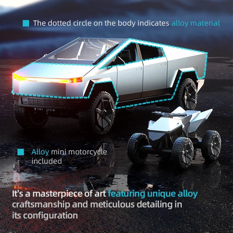 JJRC C8817 Alloy RC Car Remote Control Car Simulation Camping Equipment Pickup Truck Model Rc Car Kids Toys Boy Gifts