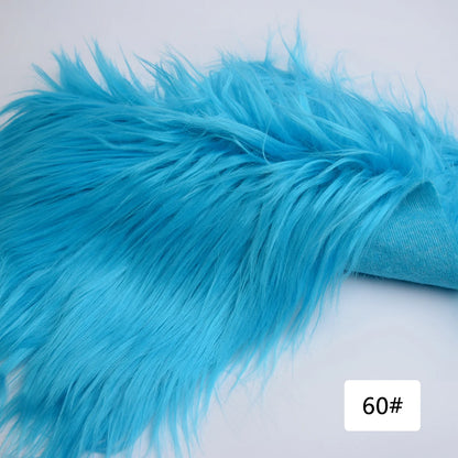 Faux Fur Fabric 46 Colors 160x50cm 8cm Soft Long Plush Handmade Doll/Clothing Shaggy Fabric