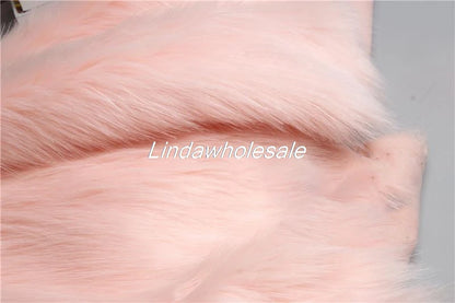 Wholsale Imitation Fox Plush Fur,cloth Counter Carpet Material,faux Fur Fabric,160cm*50cm/Pcs