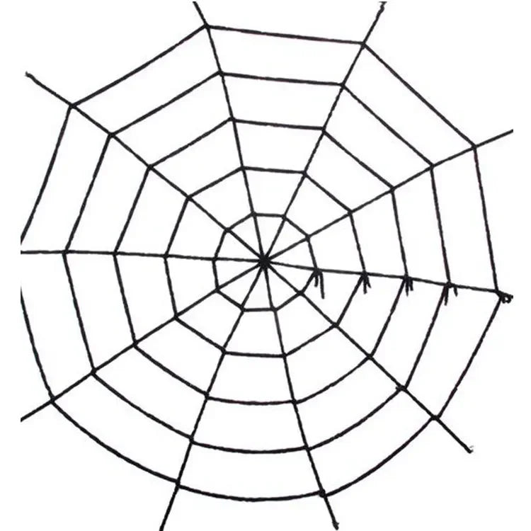 Horror Halloween Spider Web Giant Stretchy Cobweb for Yard Outdoor Haunted House Bar Decoration Supplies Halloween Party Props