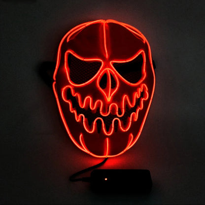 New Arrival LED Luminous Cosplay Anime Mask Neon Light Up Fox Mask Halloween Party Mask Carnival Party Led Mask