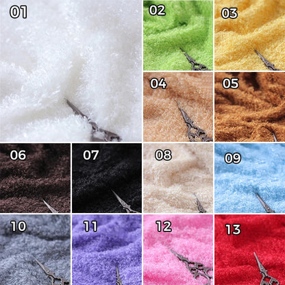 100*160cm Curly Teddy Faux Fur Fabric Furry Fluffy Plush Soft Fleece Fabric Diy Doll Garment Display Background Craft Material