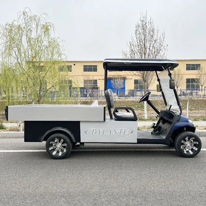 High Quality Street Legal Two Seater 48V 72v Electric Golf Cart Golf Hunting Cart With Cargo Box Golf Utility Cart and Farm Cart