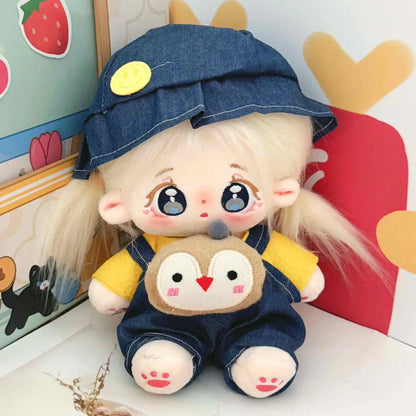 20cm Kawaii Plush Cotton Doll Anime Stuffed Idol Doll Outfit Baby Plushies Toys Star Dolls Action Figure Dress Girls Kids Gifts
