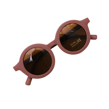 Ma&baby Summer Toddler Infant Children Retro Solid Color Cute Glasses Outdoor Beach Protection for Kids