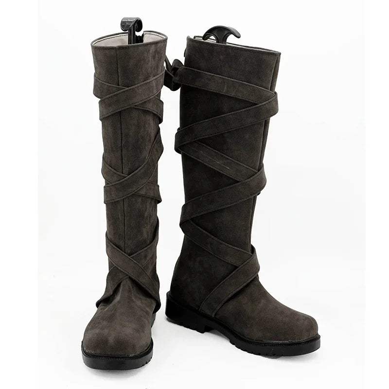 Movie Game Cosplay Boots Halloween Carnival Thrones Costume Made Halloween Party Shoes for Adult Women Man Halloween