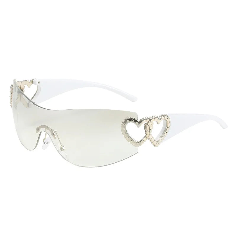 Fashion Y2k Designer Sunglasses Women 2025 Luxury Trending Sunglasses Woman Shade Pink Glasses Goggle 2000'S Lentes De Sol Mujer