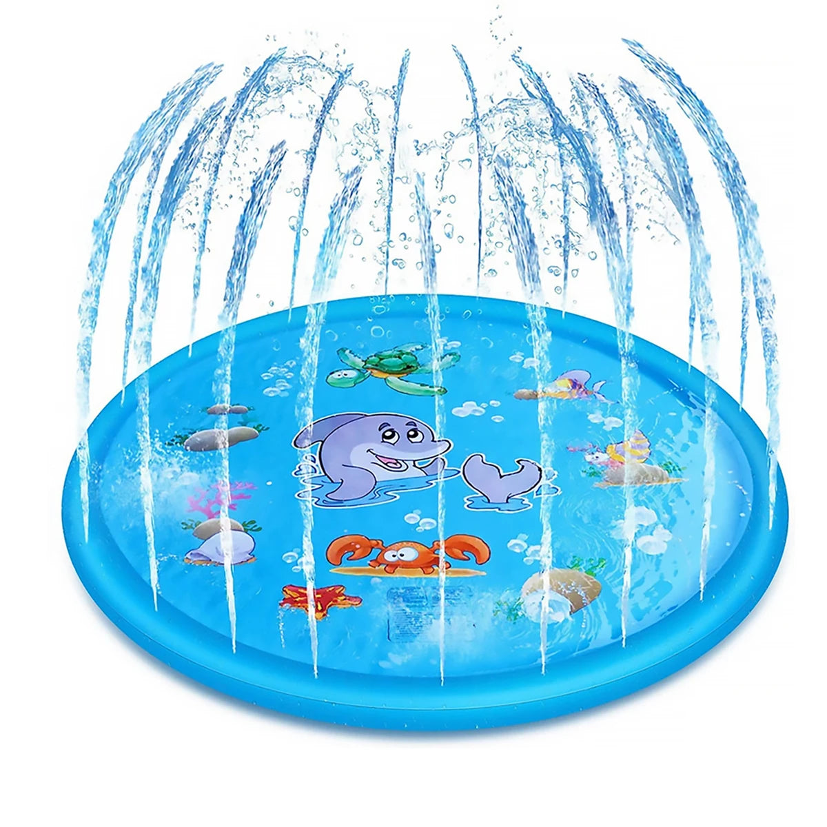 170 CM Children Play Water Mat Summer Beach Inflatable Water Spray Pad Outdoor Game Toy Lawn Swimming Pool Mat Kids Toys