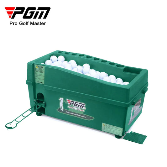 PGM Semi-Automatic Golf Ball Machine Automatic Golf Ball Dispenser Multifunction Golf Clubs Holder Golf Training Service Machine