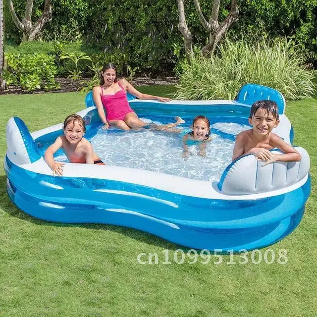 Swimming Children's Inflatable Big Pool Floats Slide Dinosaur Castle Pools Summer Play Piscina Water Toys Games Kids for Baby